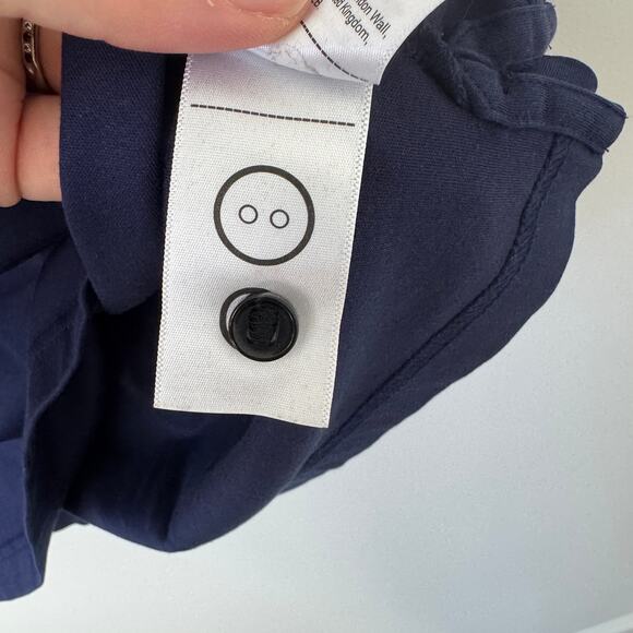 UNTUCKit Damaschino Navy Blue Polo Shirt XXL - Picture 7 of 8